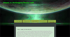 Desktop Screenshot of alienconspiracytheories.com